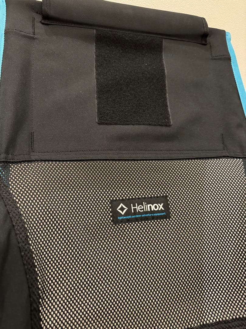 Helinox チェアツー(黒青)& ロッキングフット