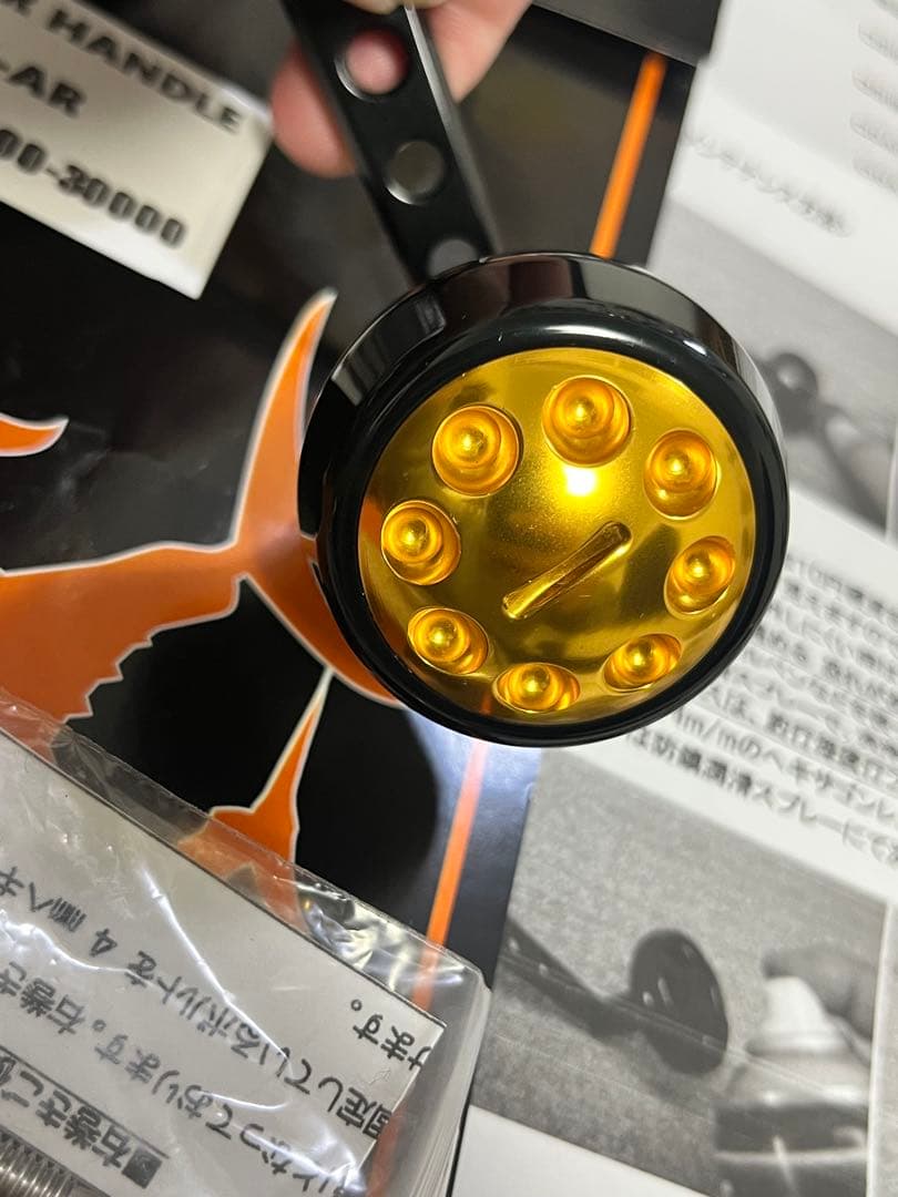 ＭＣワークス　ＢＢパワーハンドル☆ＴＹＰＥ-ＡＲ☆早い者勝ち☆美品☆釣り引退☆