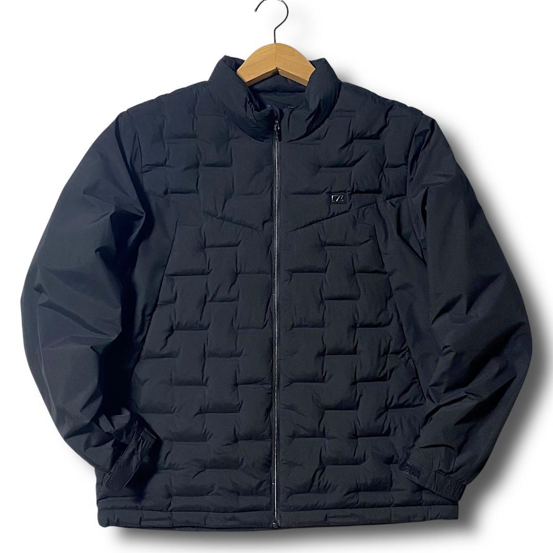 定2.5万 XL カッターアンドバック 圧着加工 ジャケット ブルゾン ブラック