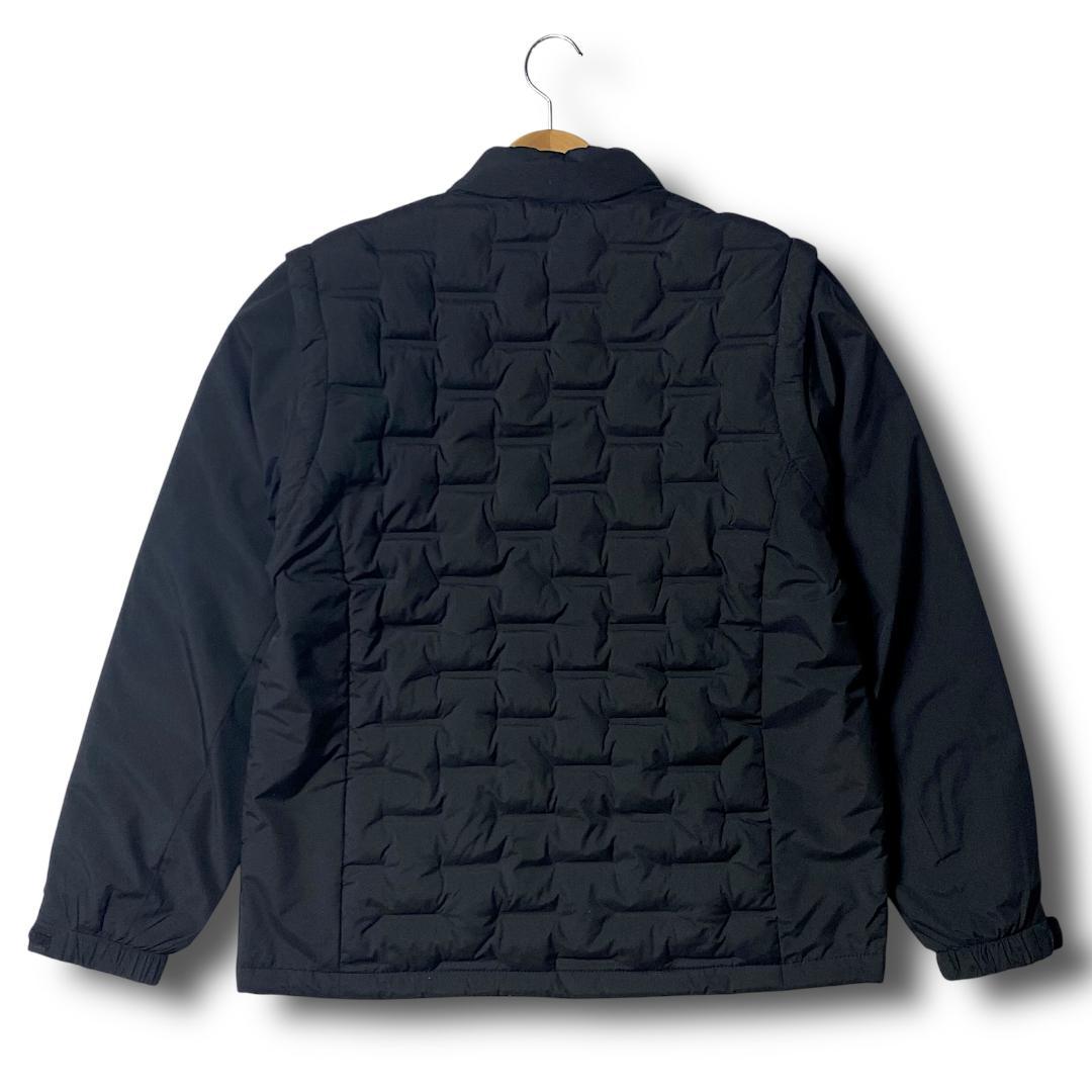 定2.5万 XL カッターアンドバック 圧着加工 ジャケット ブルゾン ブラック