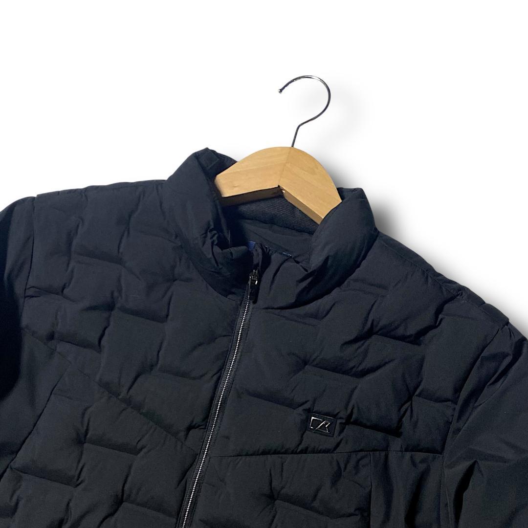定2.5万 XL カッターアンドバック 圧着加工 ジャケット ブルゾン ブラック