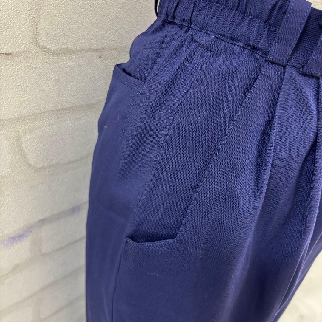 ★美品★ BALENCIAGA ゴルフウェア ネイビー テーパードパンツ S