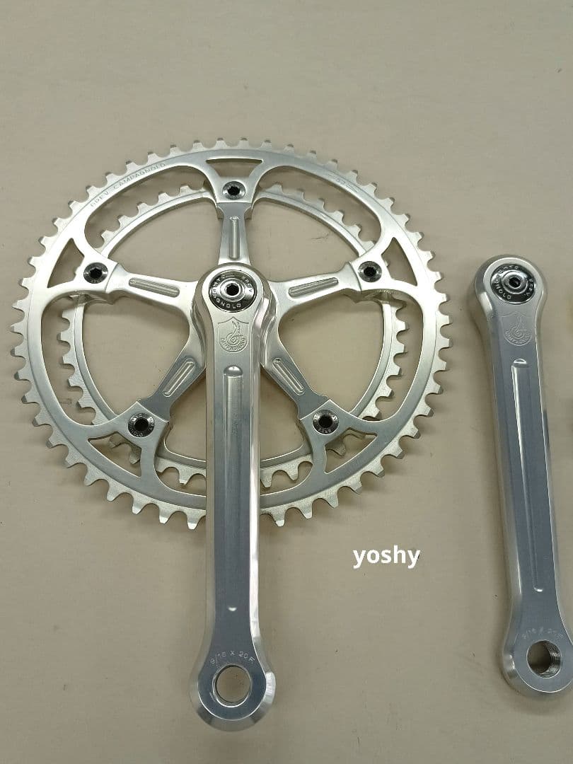 80 【新品未使用・希少品】CAMPAGNOLO　カンパニョーロ　ギヤクランク