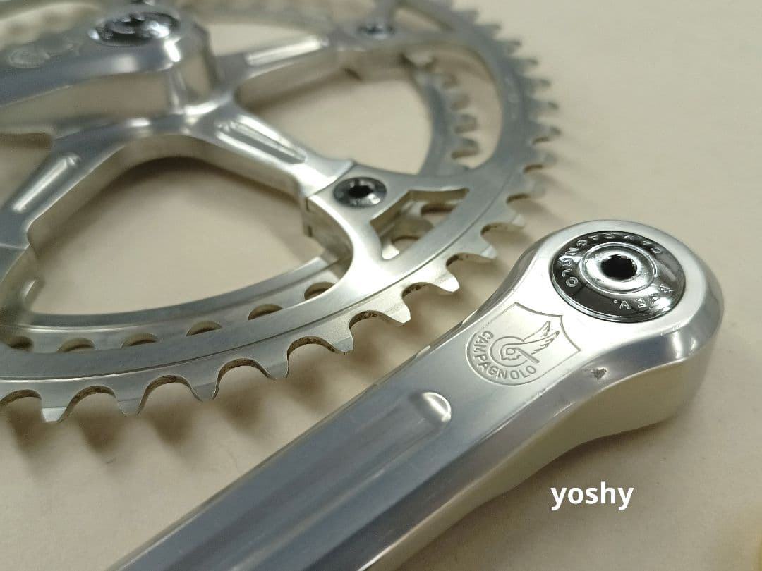 80 【新品未使用・希少品】CAMPAGNOLO　カンパニョーロ　ギヤクランク