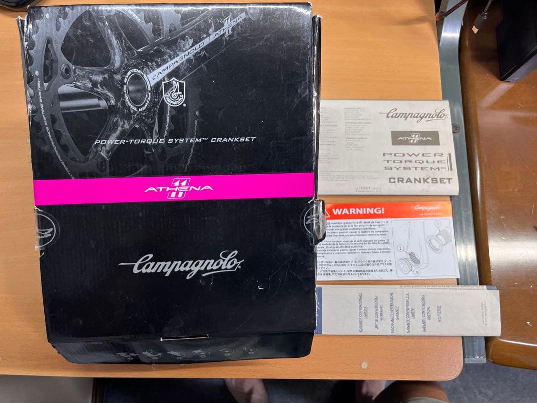 Campagnolo Athena カーボンクランクセット 50/34T