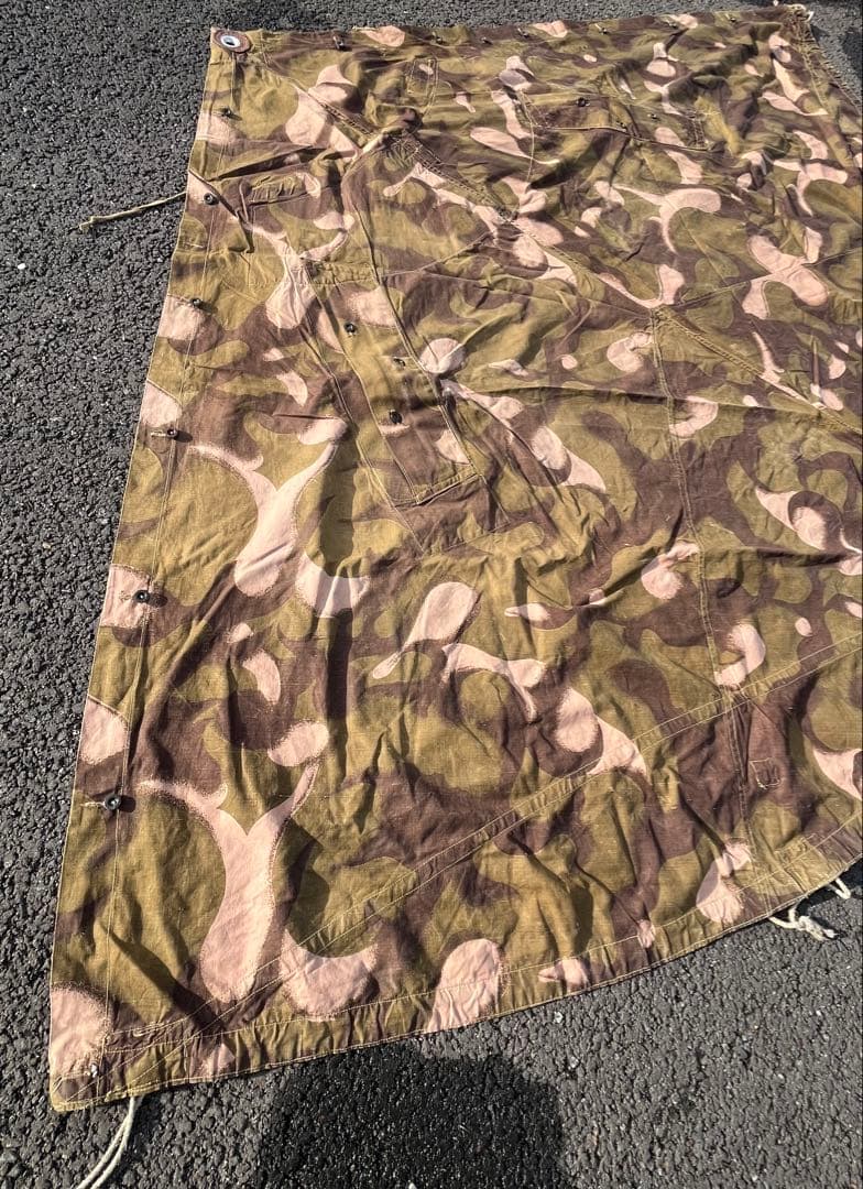 肉様　確認専用　②ハンガリー軍　初期　軍幕　ポンチョテント　未品　1枚