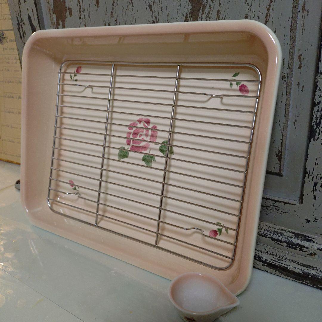 ◆マニー◆ローズホーロー✦旧型網付きバット①　各1
