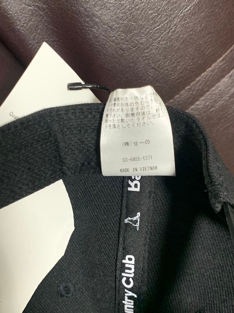 新品　FR2GOLF ゴルフ　キャップ　フリーサイズ　黒　ブラック