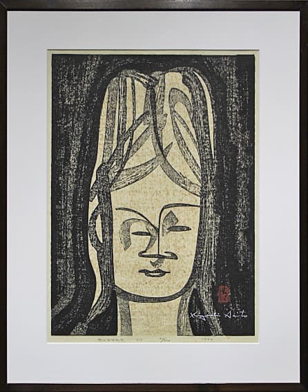 斎藤清 【BUDDHA(1)】1962年 木版画