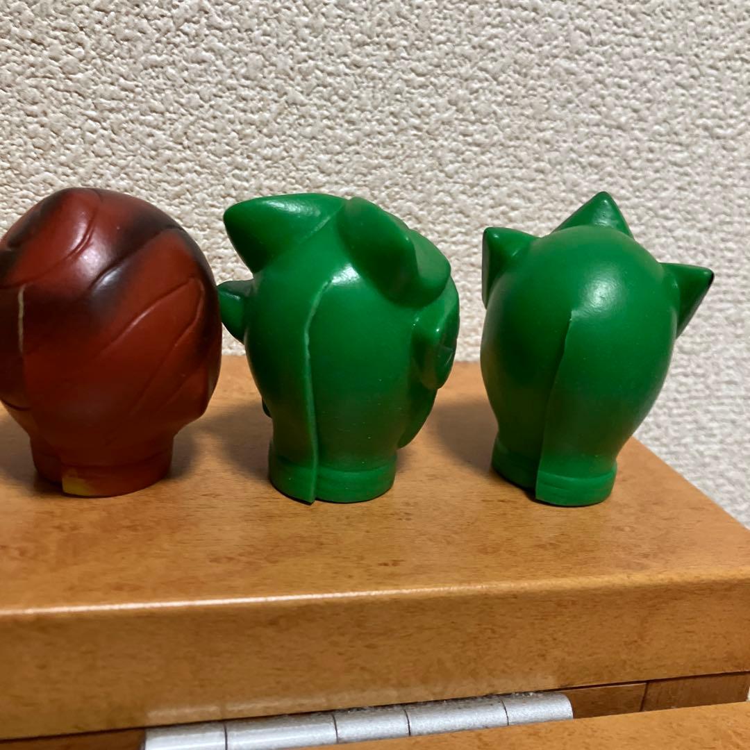 レインボーマン　ソフビ　マスク　面取れ　昭和　当時物　レトロ