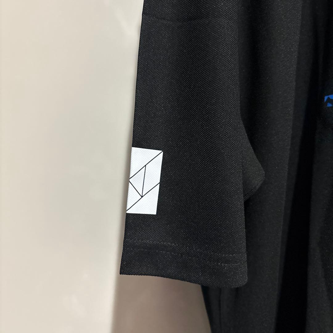 tangramブラックポロシャツ XXL