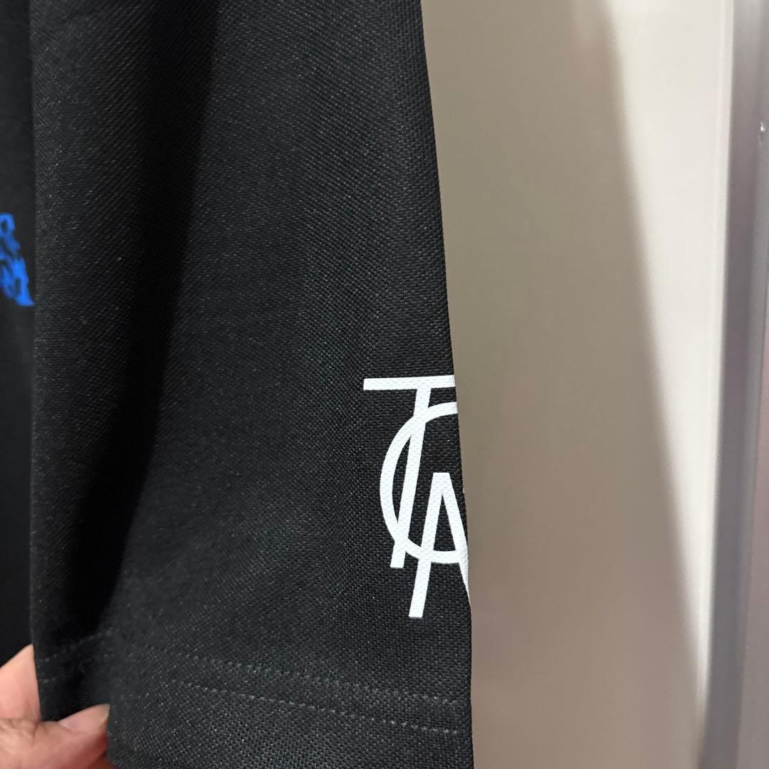 tangramブラックポロシャツ XXL