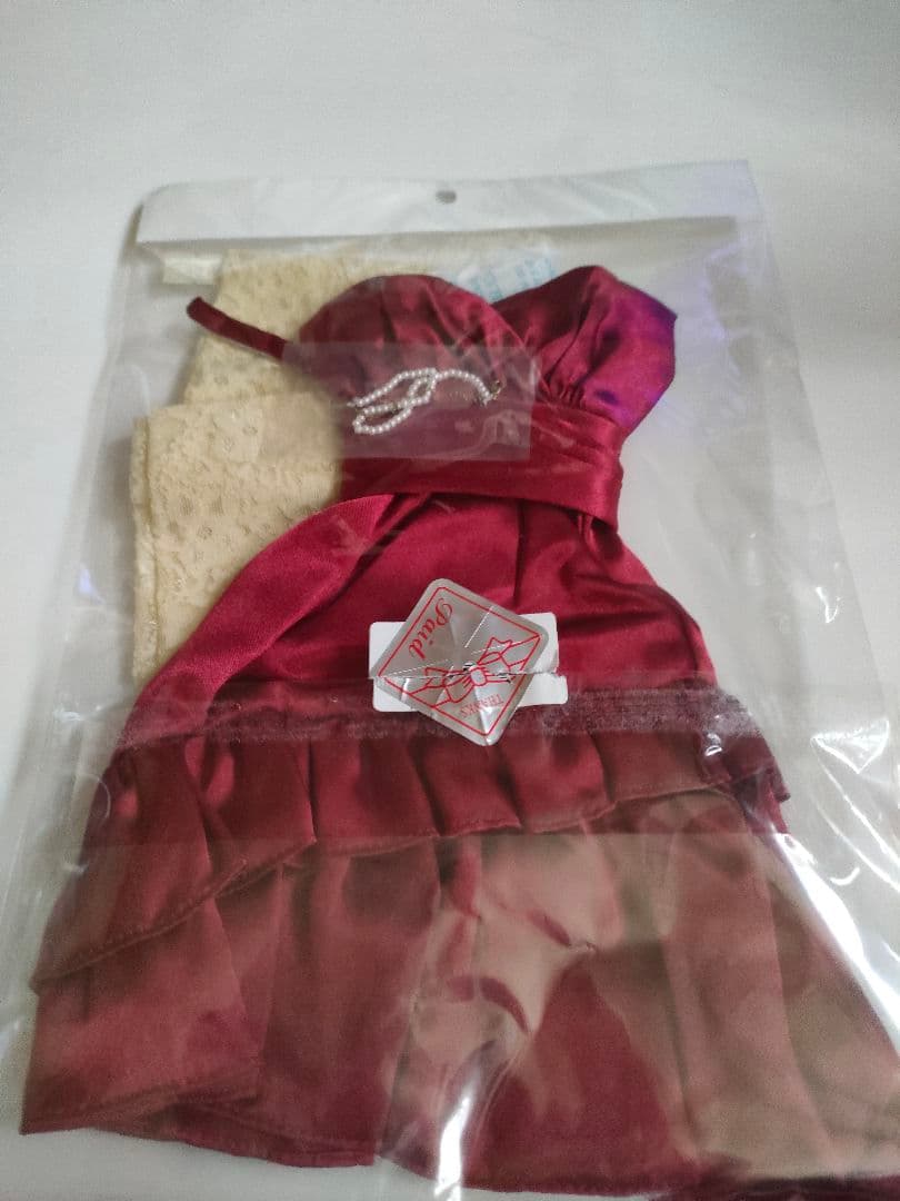 天使のころもDD用ドレス　ワインレッドパーティドレス