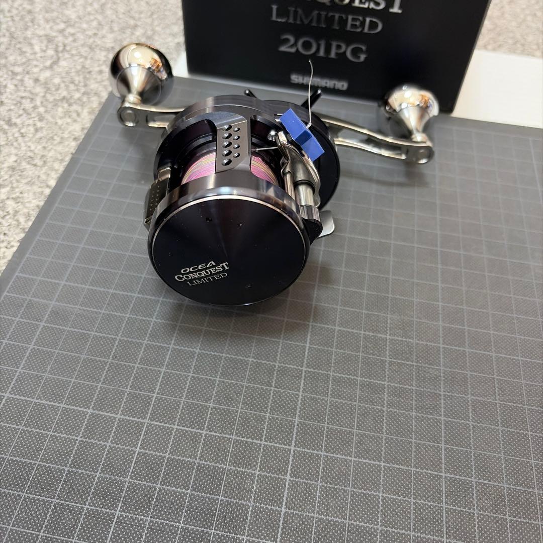 オシアコンクエストリミテッド 201pg ハイテン130ハンドルpe1号300ｍ