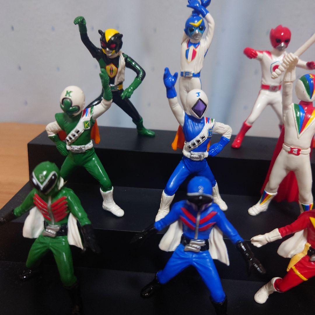 キャラエッグ　秘密戦隊ゴレンジャー　ジャッカー電撃隊　バトルフィーバーJ