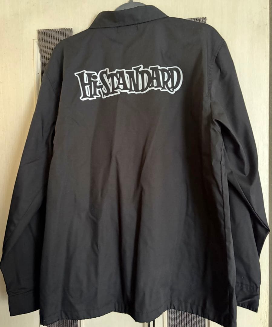 【新品】Hi-STANDARD ロゴ コーチジャケット ブラック L