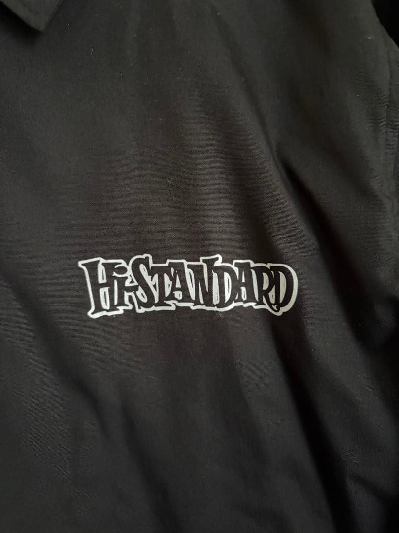 【新品】Hi-STANDARD ロゴ コーチジャケット ブラック L