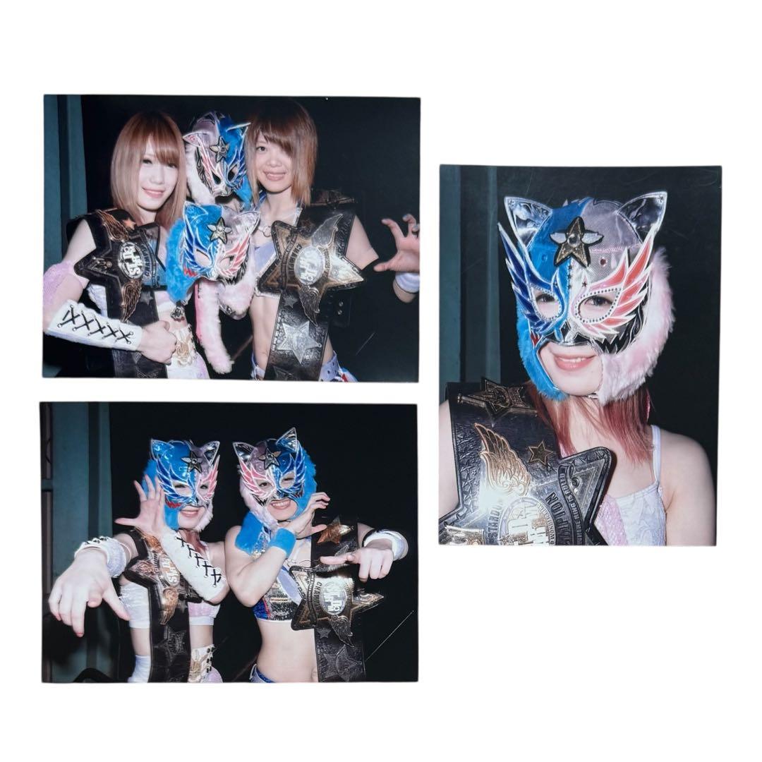 貴重品✨ STARDOM ☆ 鹿島沙希 使用マスク 着用写真付き 女子プロレス