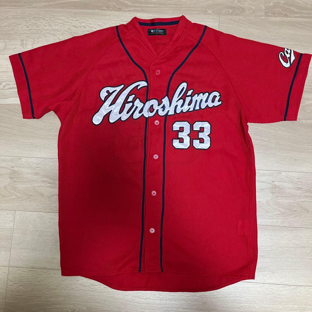 広島東洋カープ　ビジターユニフォーム　ハイクオリティ　菊池涼介