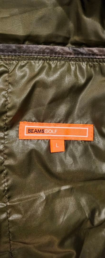 BEAMS GOLF ビームス ゴルフ 中綿 ジャケット カモフラ 伸縮性 L