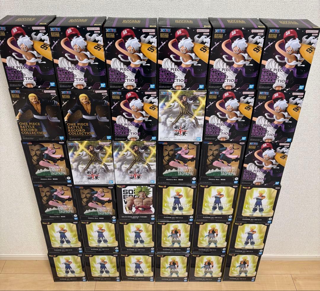 ドラゴンボール　ワンピース　プライズフィギュア　36体セット　まとめ売り