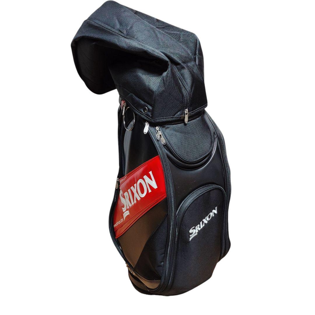 美品 Srixon キャディバッグ スリクソン ゴルフバッグ フードカバー付き