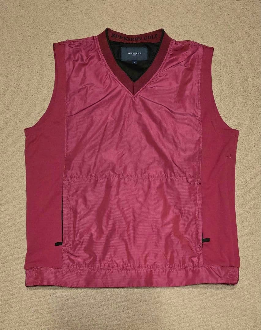 【早い者勝・極美品】バーバリーゴルフメンズ3WAYプルオーバー L〜XL
