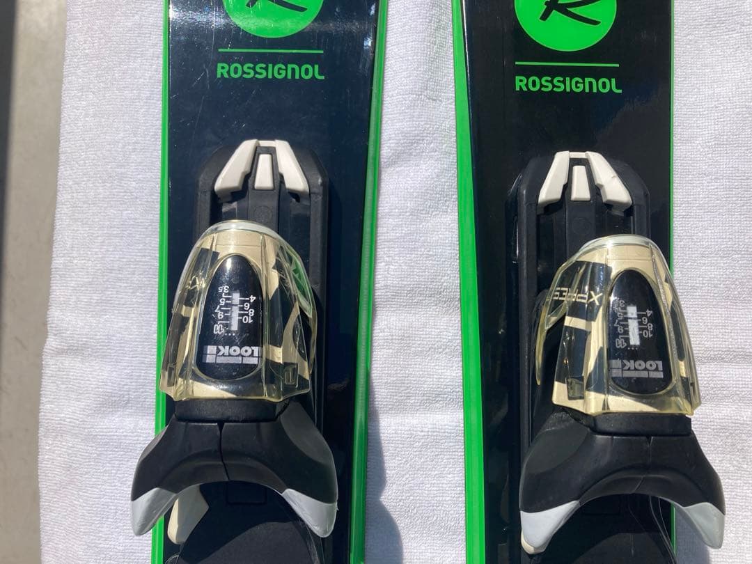 【美品】ショートスキー (ファン)ROSSIGNOL 開放ビィンディングセット
