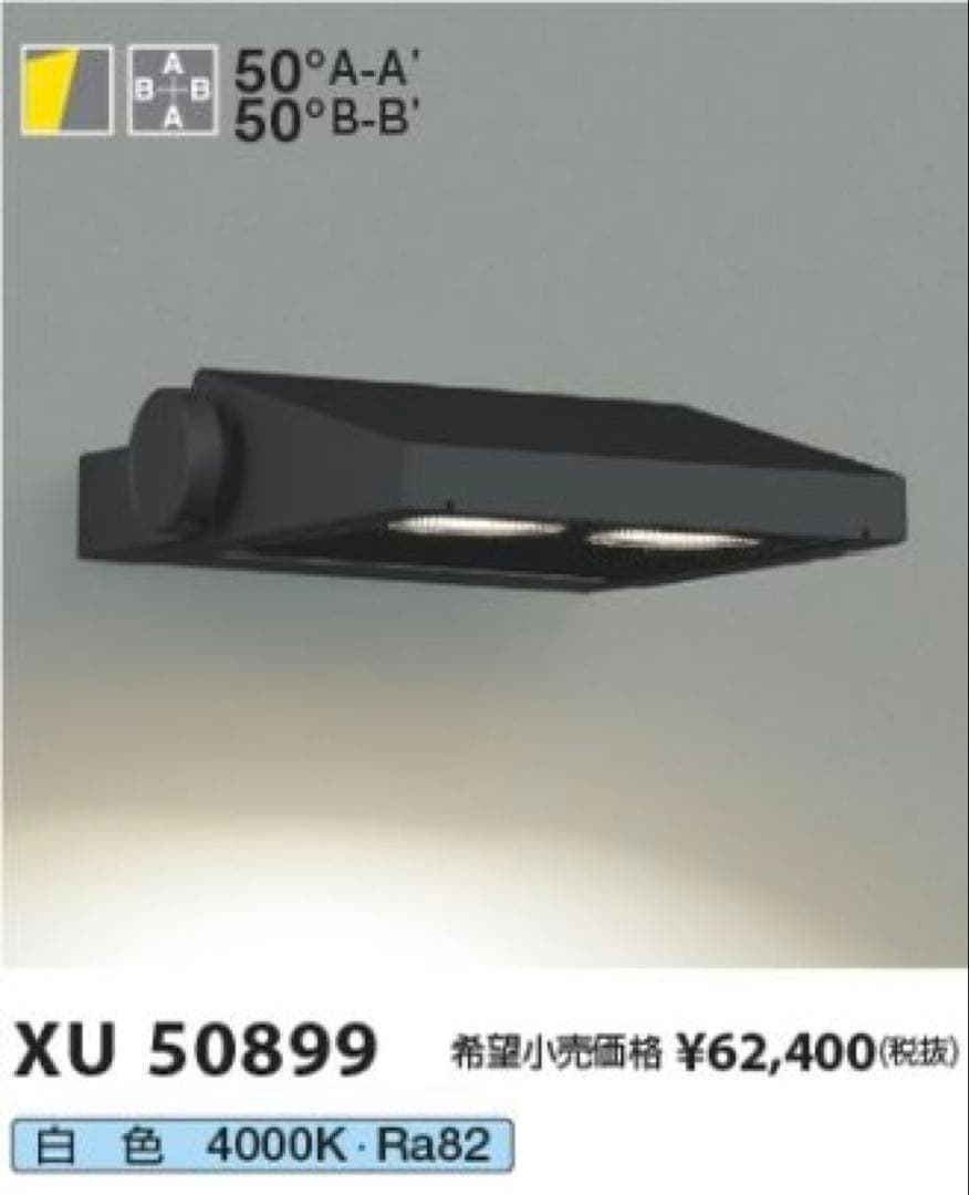 コイズミ LED 投光器　フラッドライトXU 50899 スポットライト