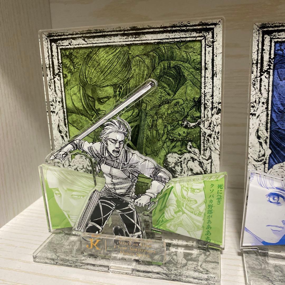 進撃の巨人　ジオラマアクリルスタンド　アニーク　ミカサ　ジャン　リヴァイ売り切れ