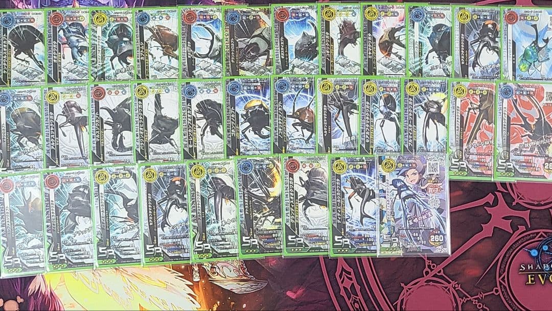 新甲虫王者ムシキング 約150枚セット