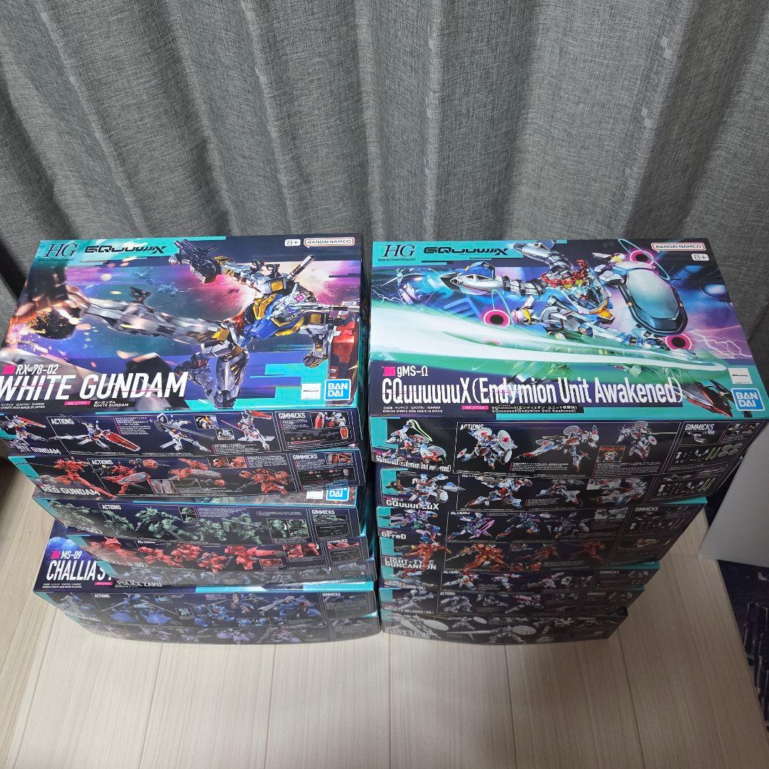 HG 1/144 GQuuuuuuX ジークアクス 14体フルコンプ　まとめ売り