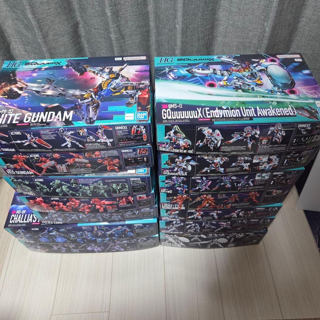 HG 1/144 GQuuuuuuX ジークアクス 14体フルコンプ　まとめ売り