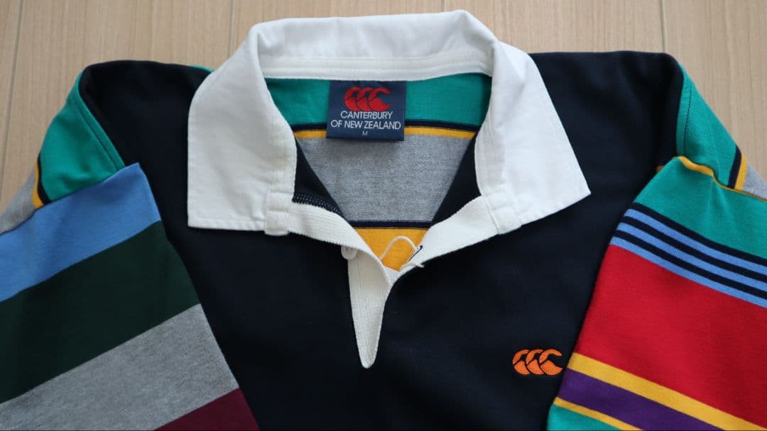 【新品未使用】CANTERBURY ラガーシャツ 長袖 アグリージャージ M
