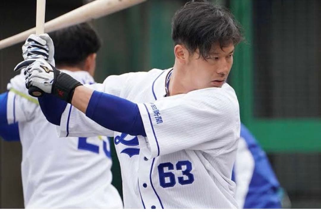 直筆サイン　ユニホーム　中日ドラゴンズ　#1-63堂上直倫内野手