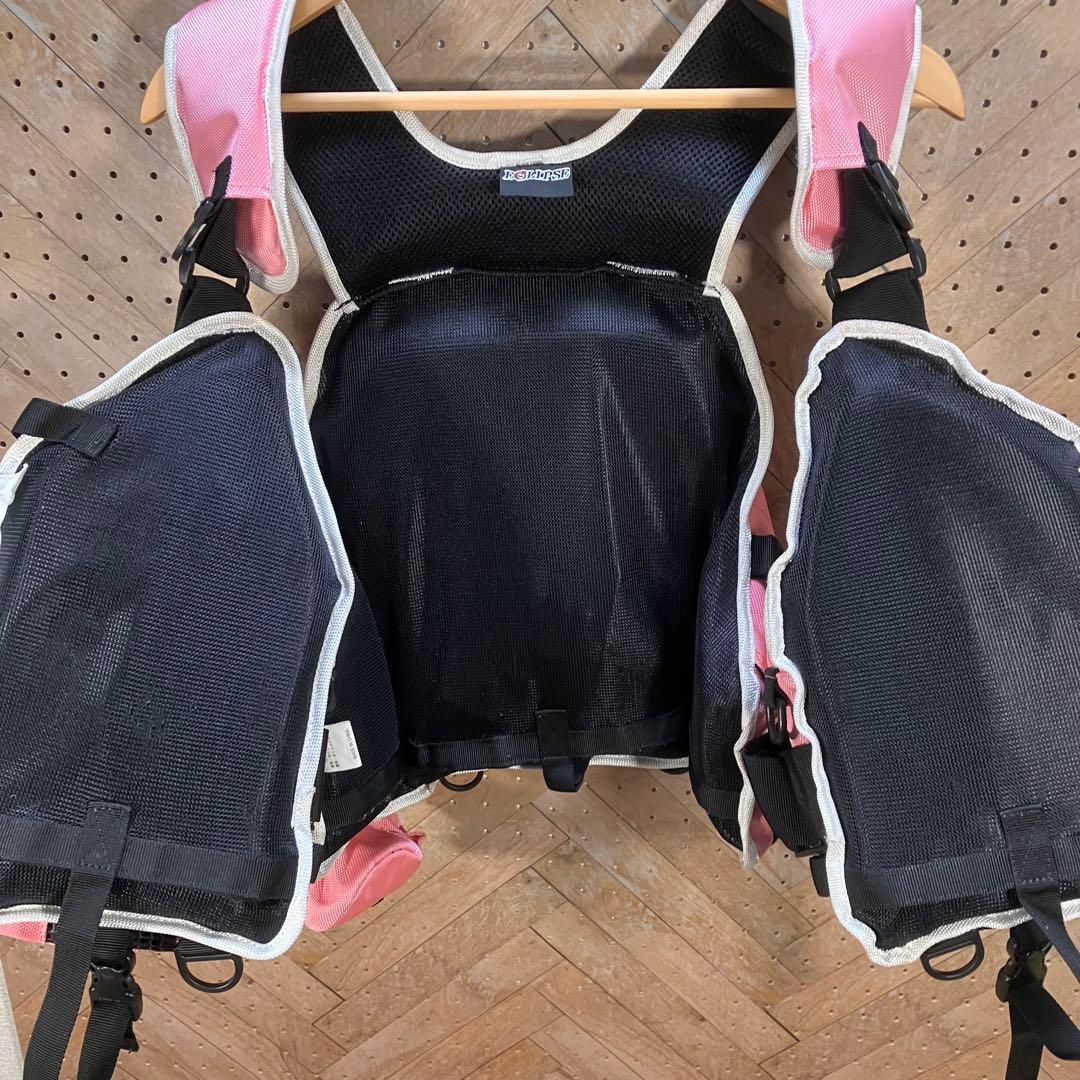希少 ECLIPSE ピンク フィッシングベスト 女性専用
