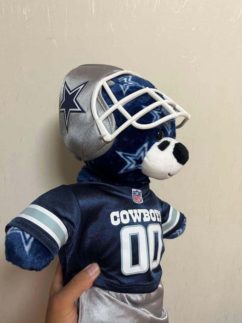 NFL ダラスカウボーイズ ビルドアベアー ハッピー ハグ テディーベア