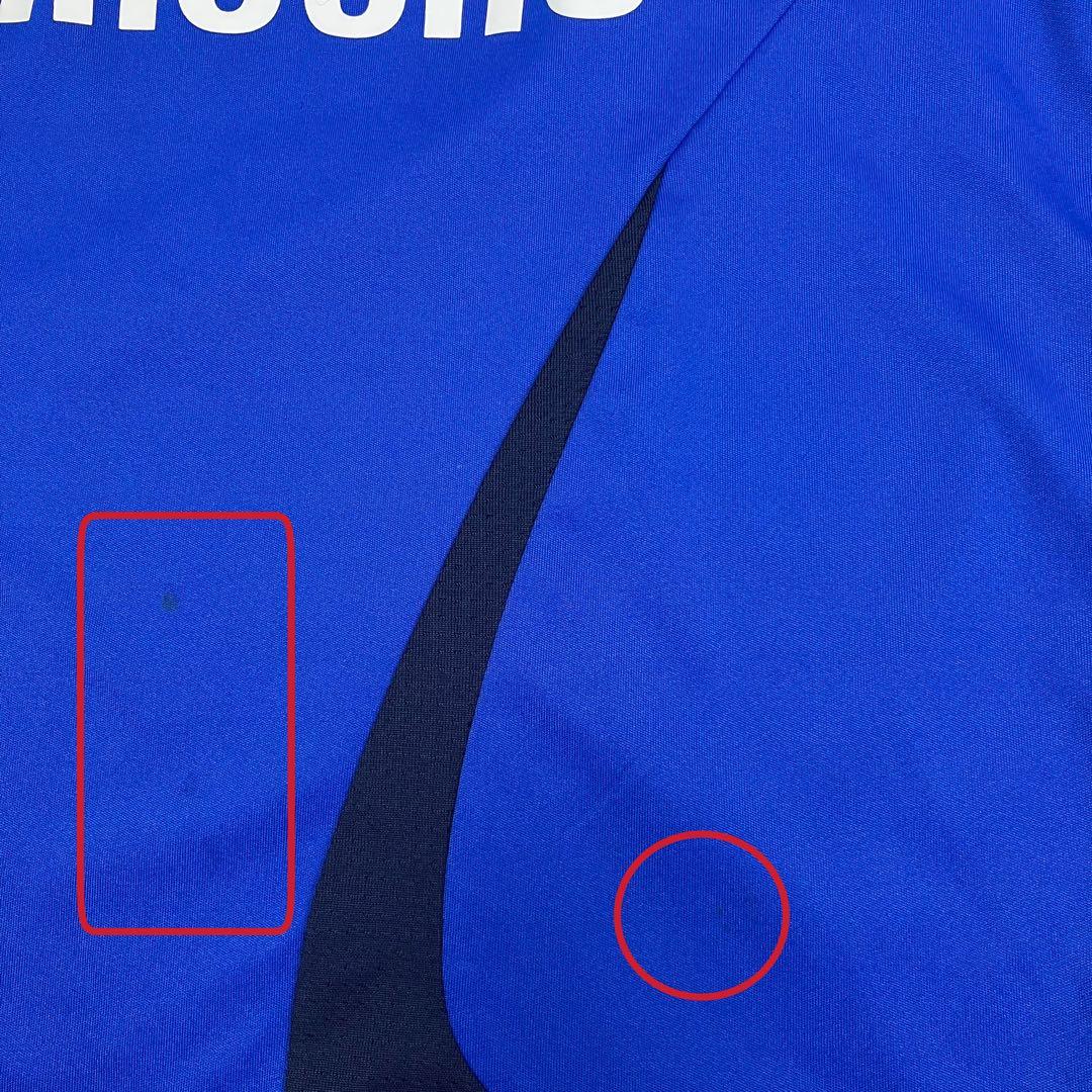 adidas チェルシーFC トレーニングシャツ 古着 企業ロゴ 三本線 ブルー