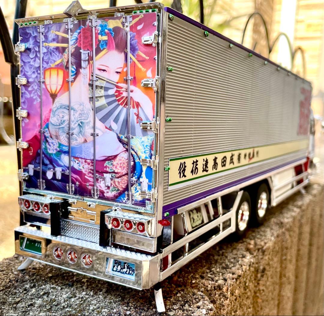 ☆★日野 プロフィア えさ屋 デコトラ プラモデル ヘビーフレイト完成品★☆