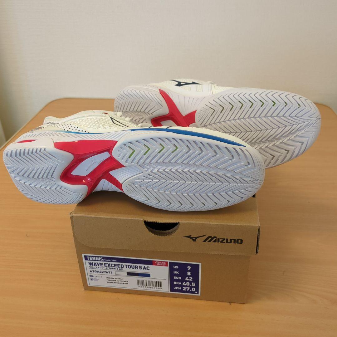 【新品・箱付】Mizuno WAVE EXCEED TOUR 5 AC 27.0