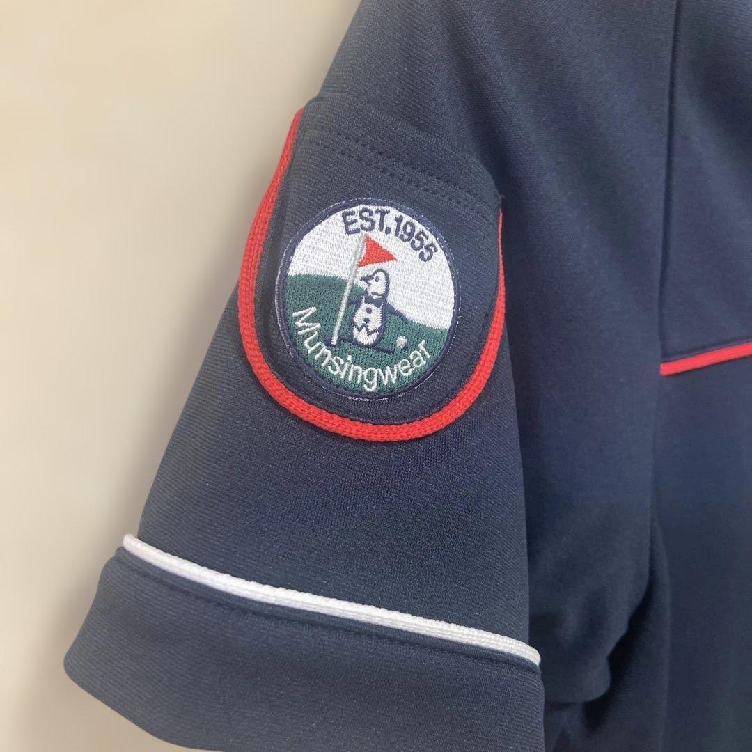 Munsingwear レディスネイビーゴルフシャツＬ