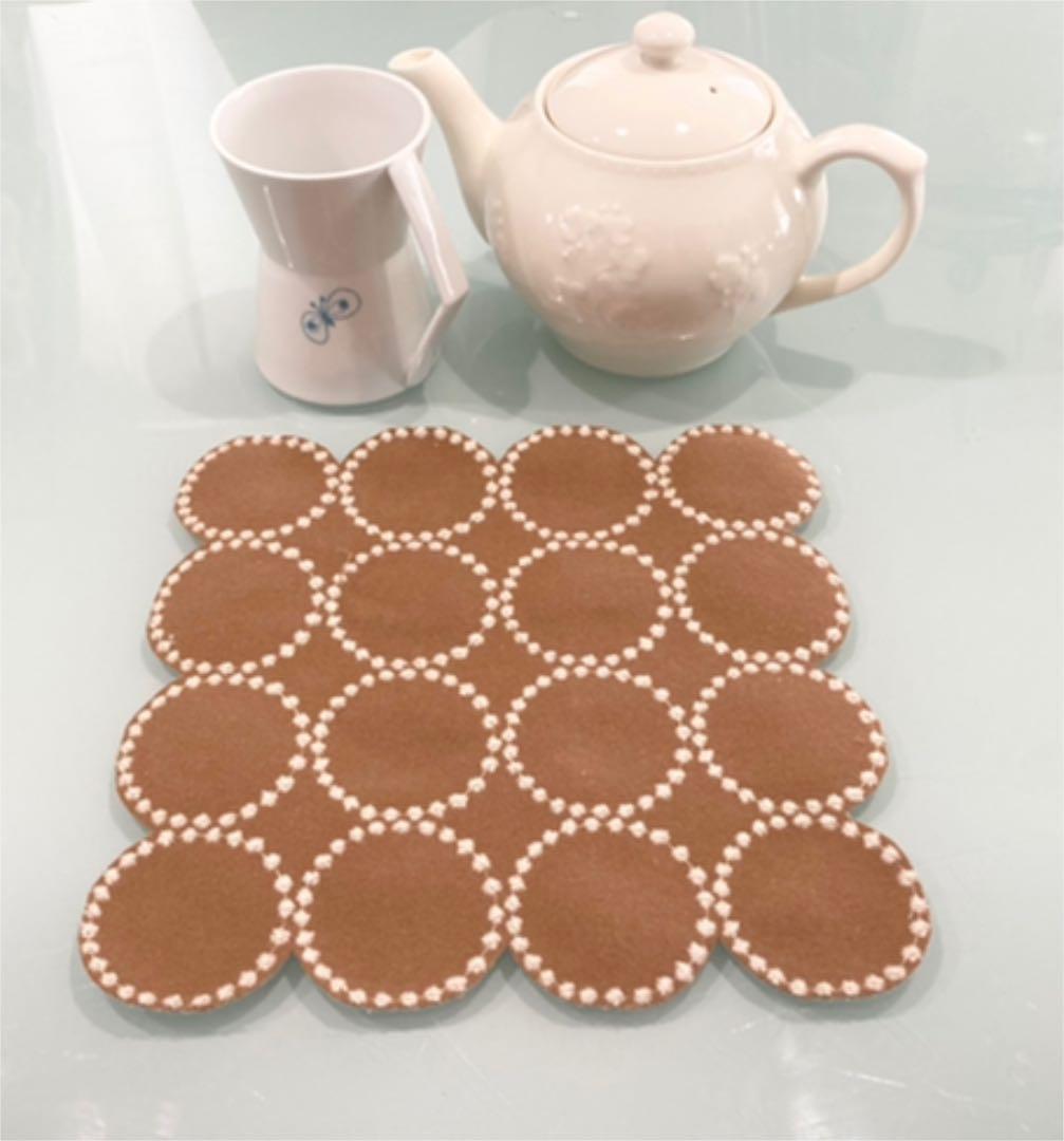 まな☆ ミナペルホネン　タンバリン　☆ 　ランチョンマット　マット　♪