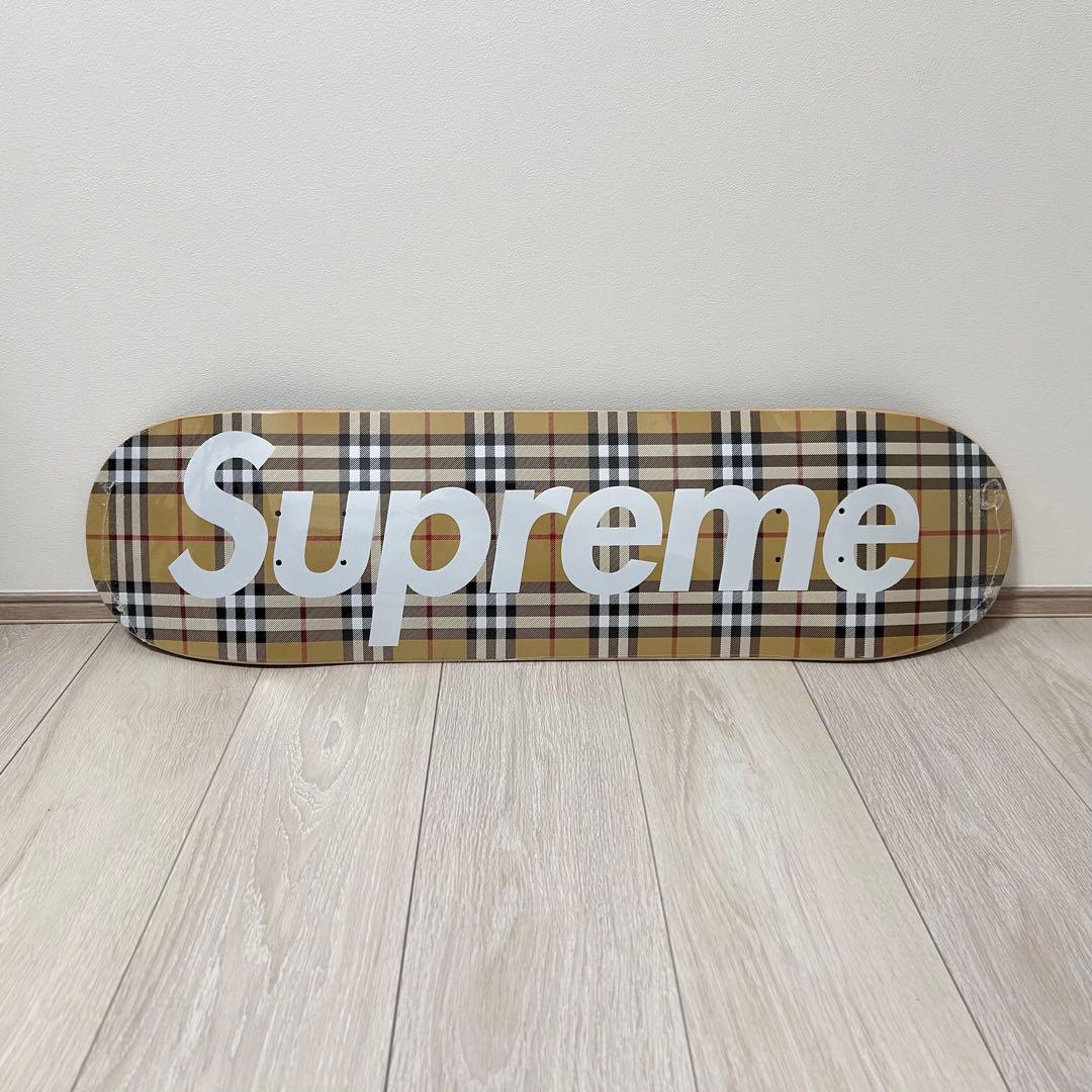 【新品未使用】Supreme Burberry Skateboard