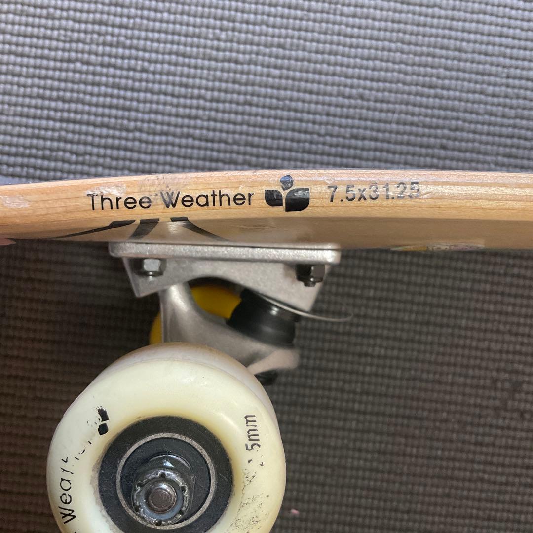TREEWEATHER スケートボード コンプリート　7.5x31.25