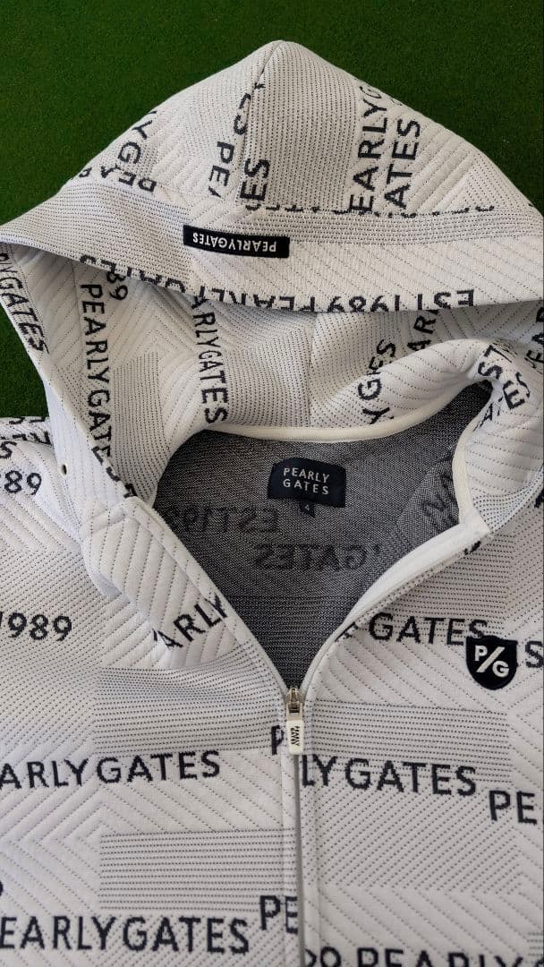 PEARLY GATES 上下セットアップ パッチワークパフブリスター サイズ4