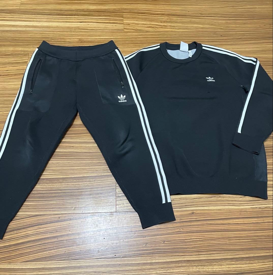 adidas Originals ニットクルー トラックパンツ セットアップ②