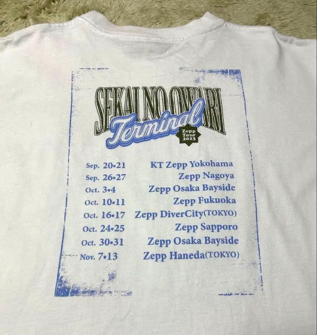 セカオワ TerminalツアーTシャツ　XLサイズ　美品