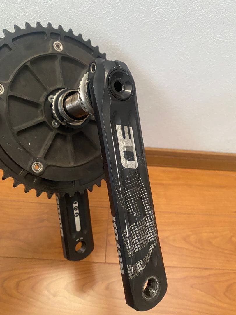 ROTOR 3D TRACKクランク24mmシャフト 165mm 48t BB