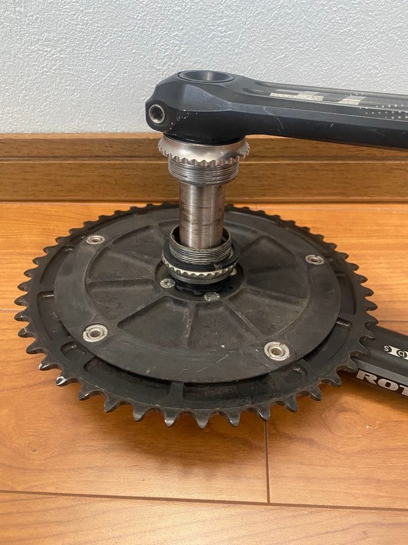 ROTOR 3D TRACKクランク24mmシャフト 165mm 48t BB