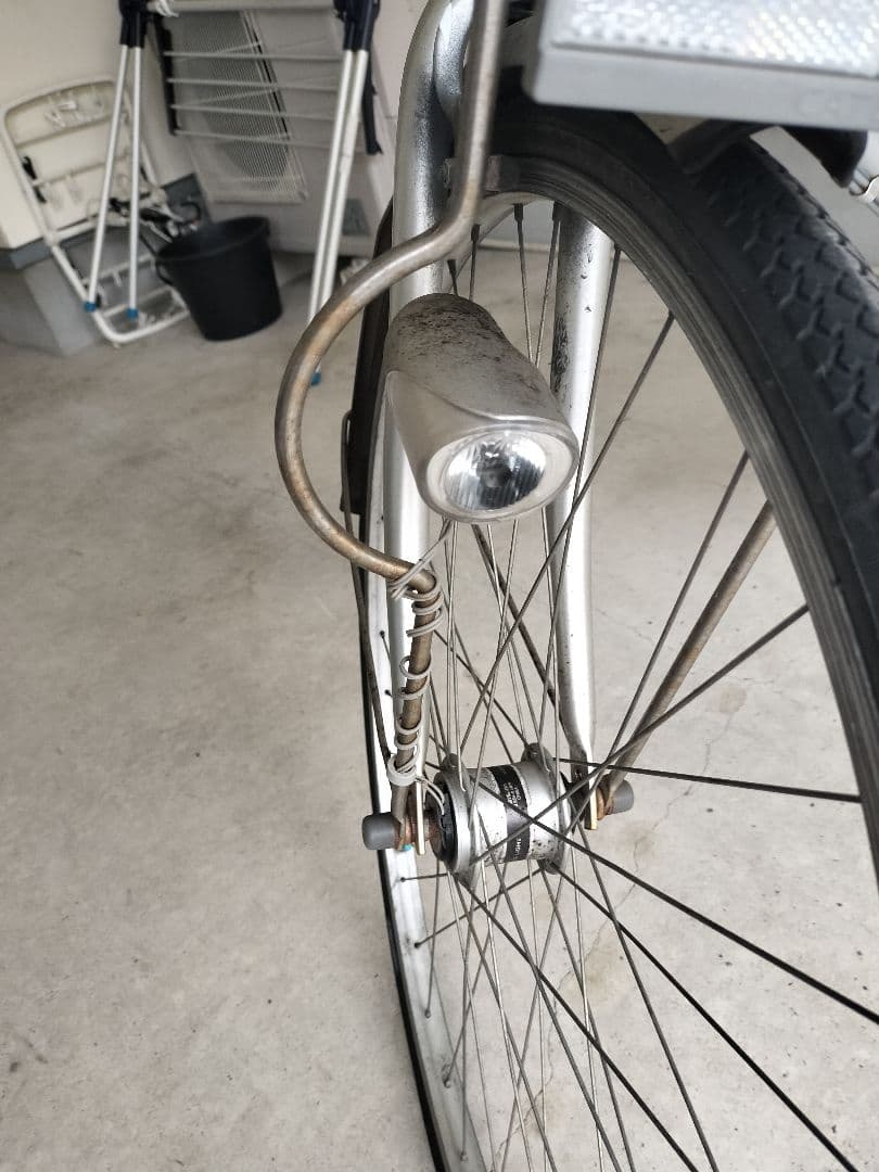 ブリジストンシルバー シティサイクル 前カゴ付き